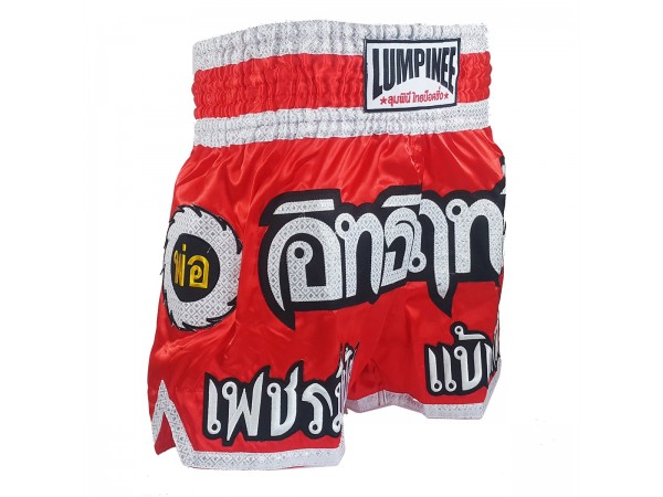 Lumpinee Short Muay Thai : LUM-016 Rouge